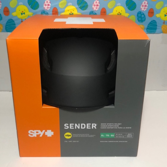 SPY Other - New Spy Plus Sender Snow Helmet Black Adult XL